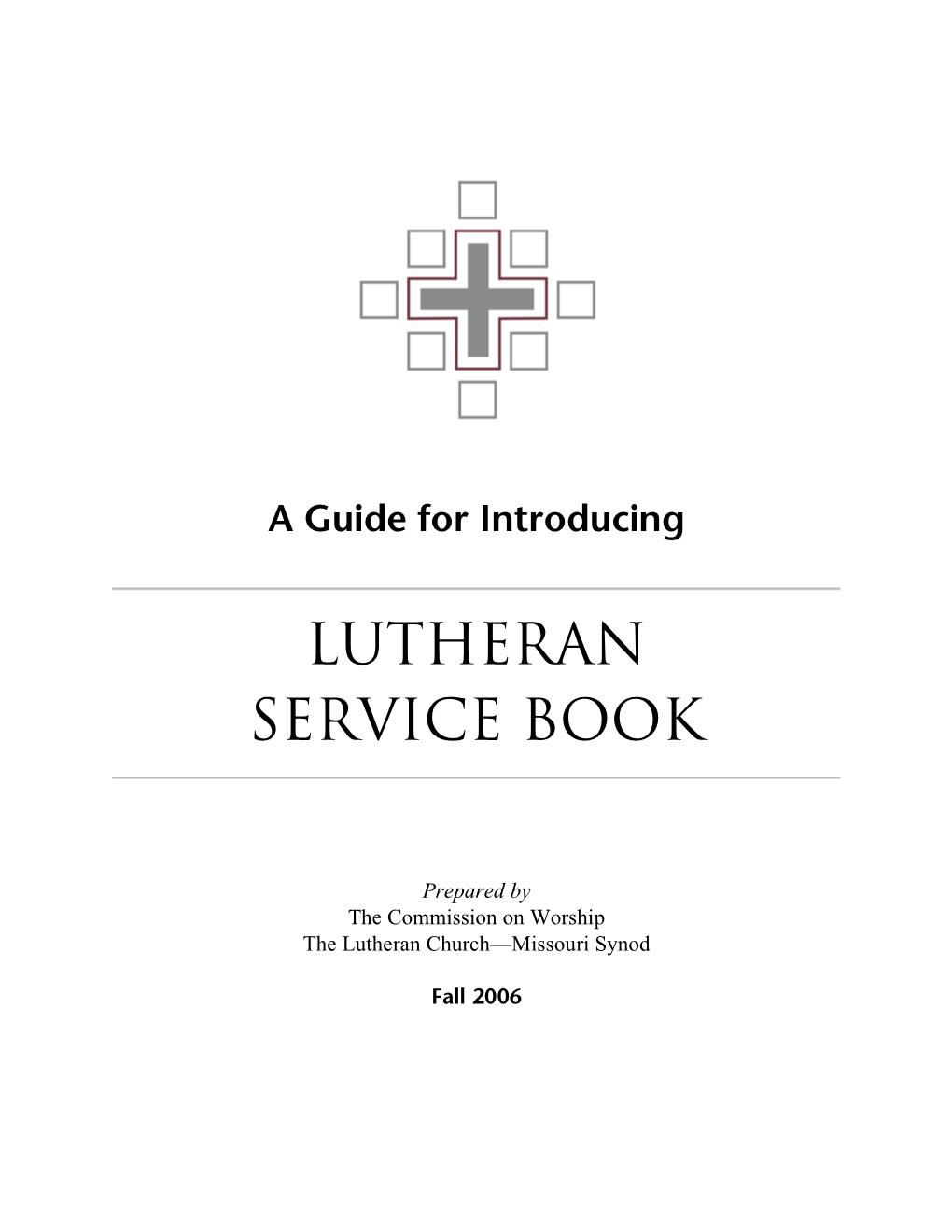 Lutheran Service Book