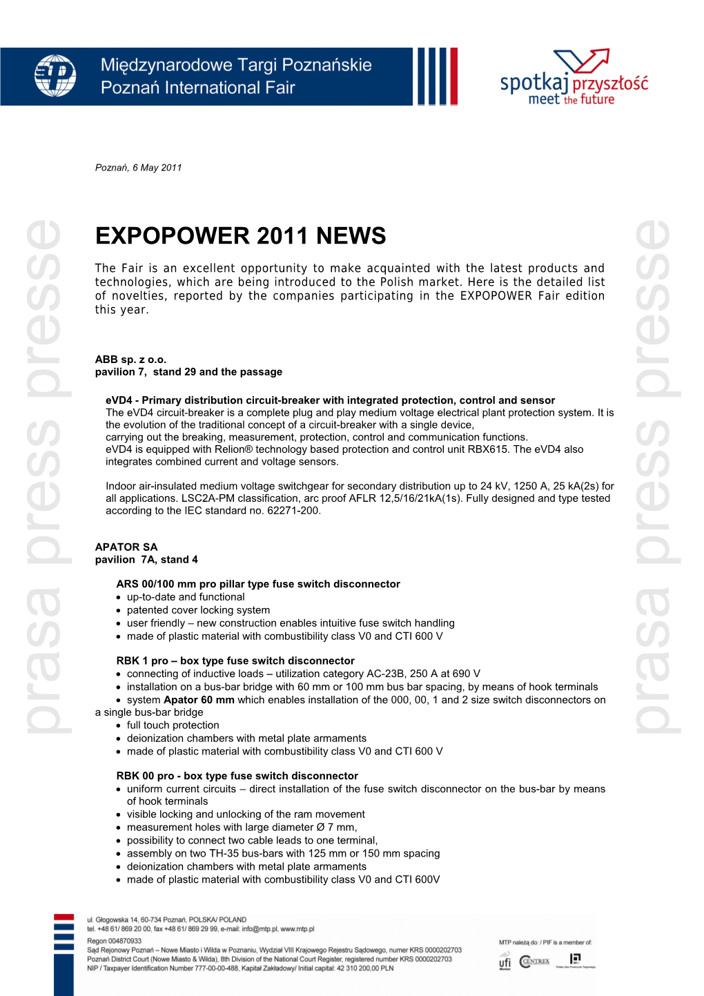 Expopower 2011 News