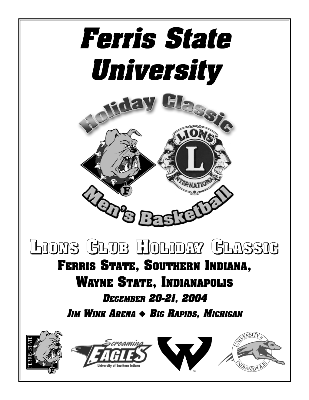 Lions Club Holiday Classic Media Packet