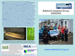 N Ireland Ballyhenry Seagrass Survey 2009