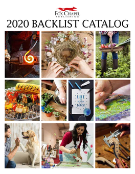 2020 BACKLIST CATALOG Inspiring & Informing Enthusiasts Since 1991
