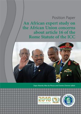 An African Expert Study on the African Union Concerns About Article 16 of the Rome Statute of the ICC