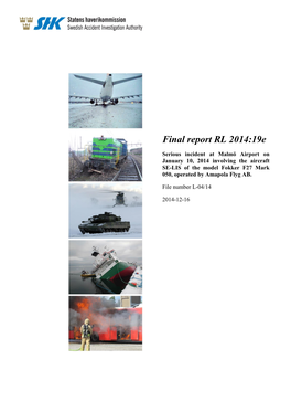 Final Report RL 2014:19E