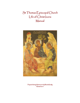 St Thomas Episcopal Church Life of Christ Icons Manual