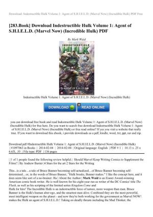 Incredible Hulk) PDF Free