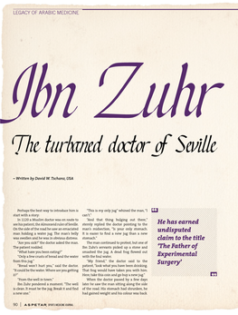 The Turbaned Doctor of Seville