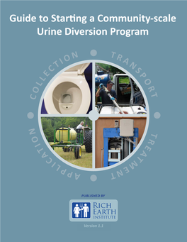 Guide to Starting a Community-Scale Urine Diversion Program