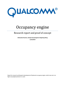 Occupancy Engine Research Report and Proof of Concept