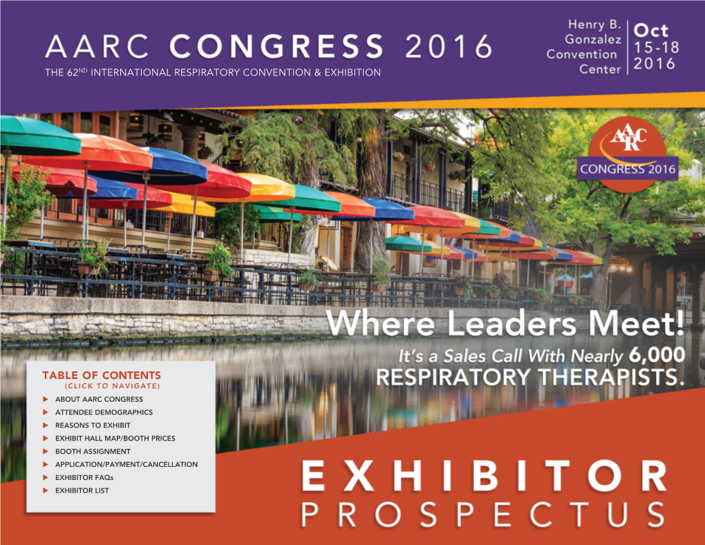 Exhibitor Prospectus