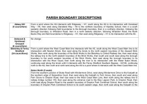 Parish Boundary Descriptions