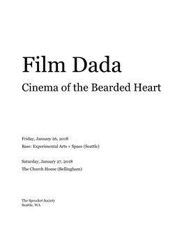 Film Dada Cinema of the Bearded Heart