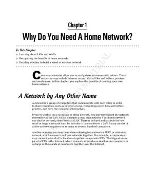 Why Do You Need a Home Network?