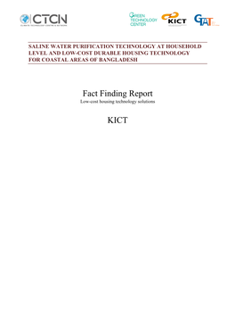 Fact Finding Report KICT