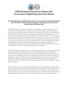 FSM Information Services & Pohnpei State Government/Enginkehlap