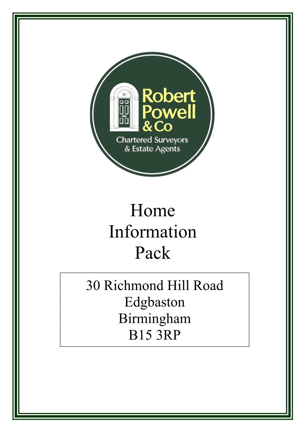 Home Information Pack