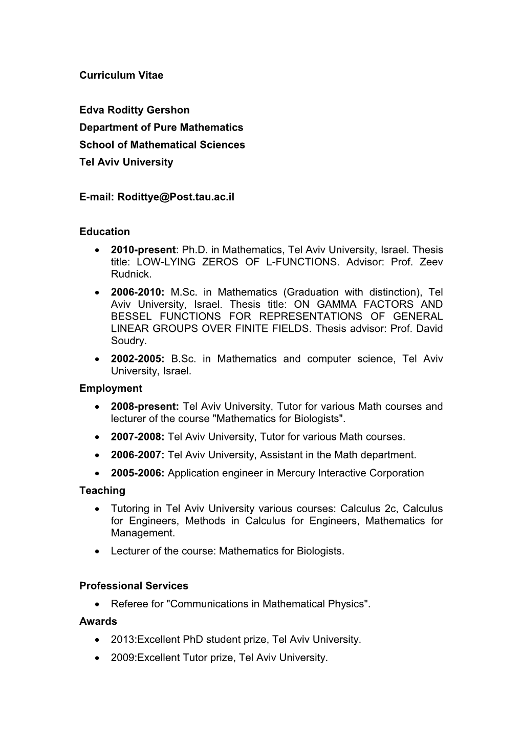 Curriculum Vitae s415