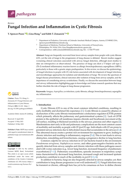 Fungal Infection and Inflammation in Cystic Fibrosis