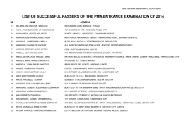 PMA Entrance Exam (PMAEE)