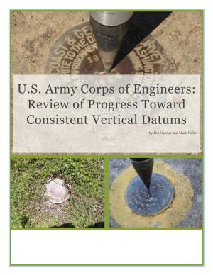 U.S. Army Corps of Engineers: Review of Progress Toward Consistent Vertical Datums. Civil Works Technical Report CWTS 2016-04
