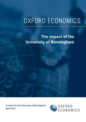 Economic-Impact-Of-University-Of-Birmingham-Full-Report.Pdf