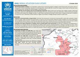Iraq: Mosul Situation Flash Update