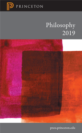 Philosophy 2019 Catalogue