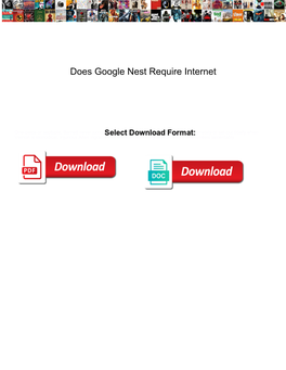 Does Google Nest Require Internet
