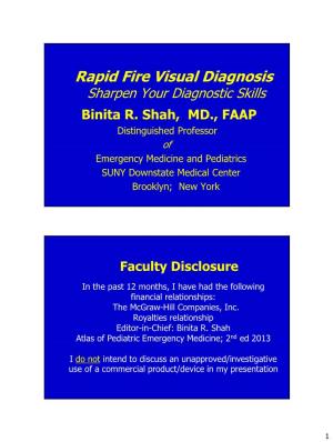 Rapid Fire Visual Diagnosis Sharpen Your Diagnostic Skills Binita R