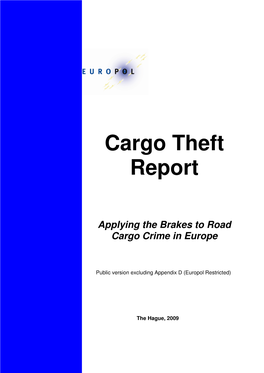 Cargo Theft Report