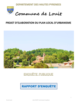 Rapport Et Conclusions Louit