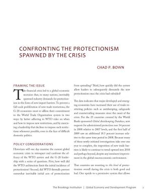 Confronting the Protectionism Spawned by the Crisis