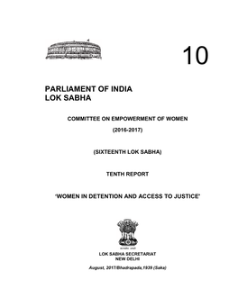 Women in Detention and Access to Justice'