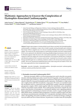 Multiomic Approaches to Uncover the Complexities of Dystrophin-Associated Cardiomyopathy