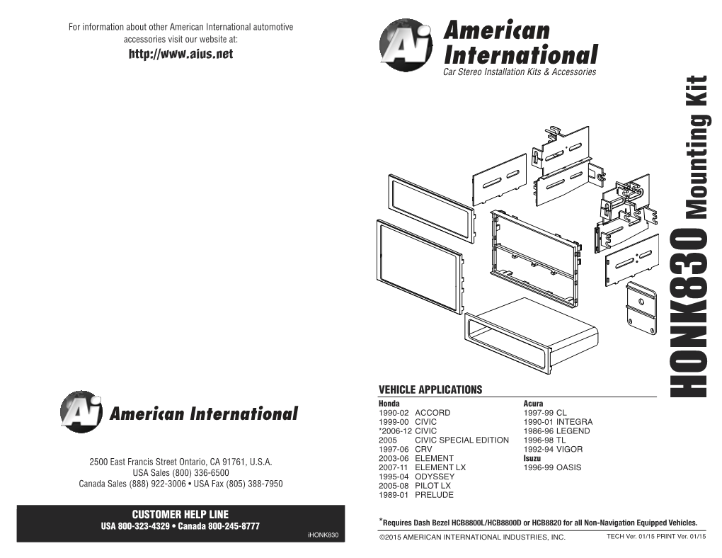 Honk830 ©2015 American International Industries, Inc