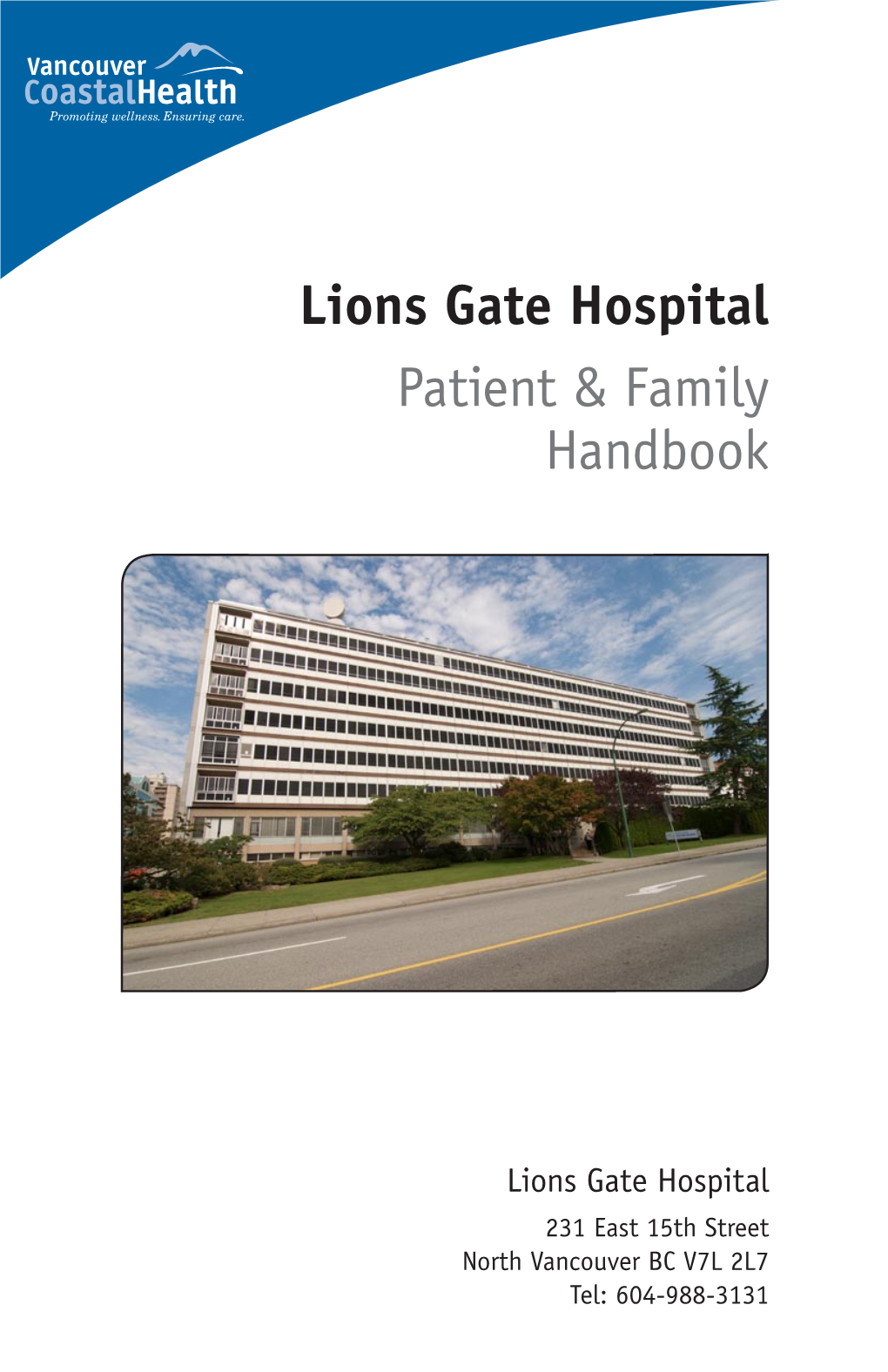 Patient and Family Handbook (LGH)