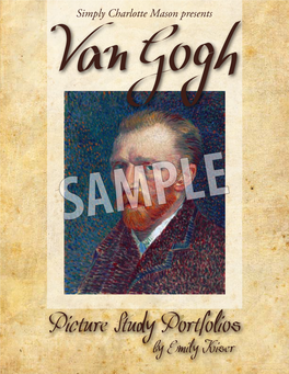 Picture Study Portfolio: Van Gogh Sample