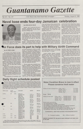 Guantanamo Gazette 8, 1989 Vol