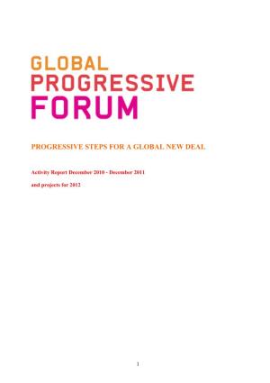 Global Progressive Forum 2011 Report