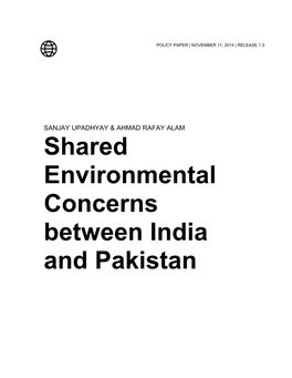 Shared Environment Concerns Between India and Pakistan