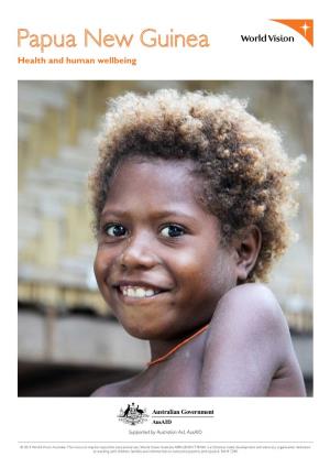 Papua New Guinea Health and Human Wellbeing
