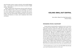 Iceland: Small but Central