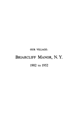 Briarcliff Manor, N. Y