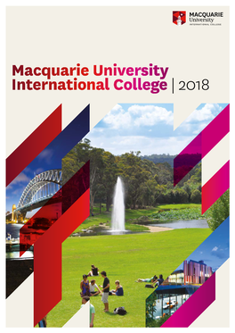 Macquarie University International College| 2018