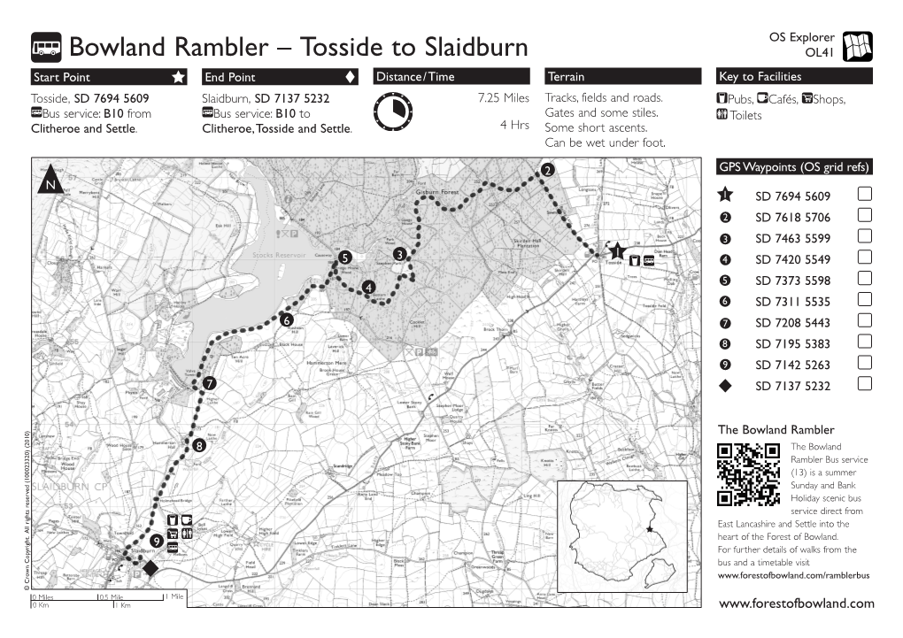 Tosside to Slaidburn