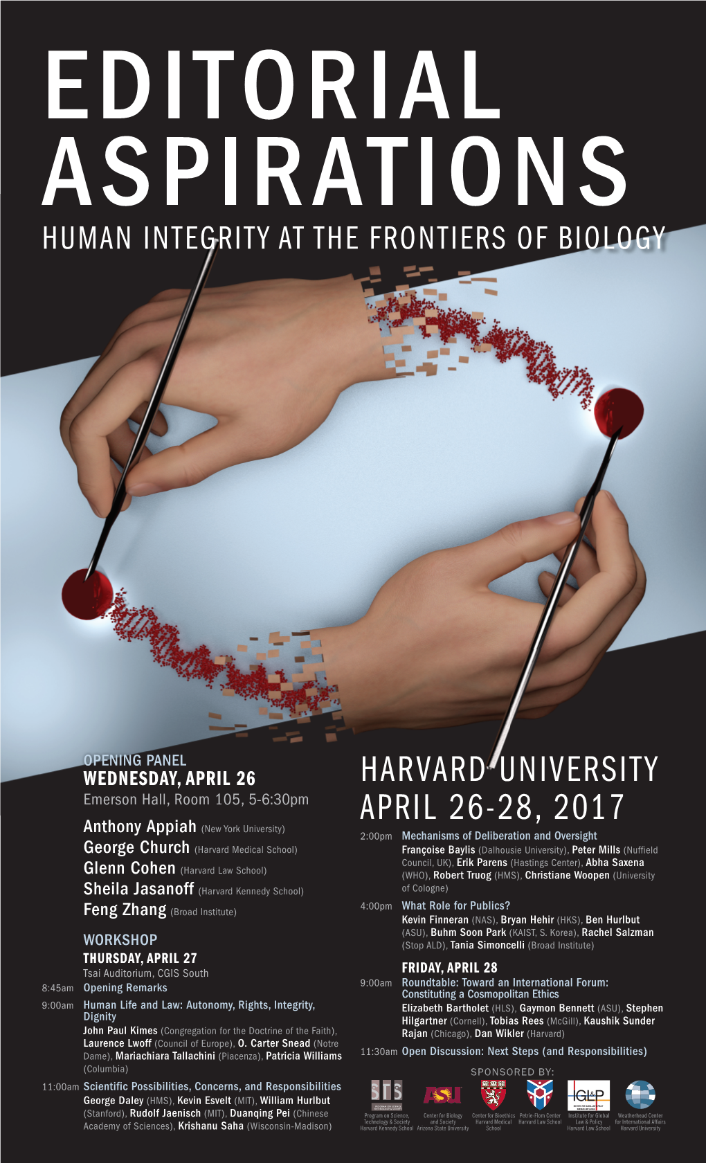 Harvard University April 26-28, 2017