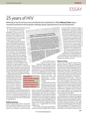 15.5 Essay HIV MH Colin.Indd