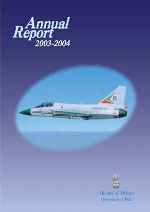 Annual Reportreport 2003-2004