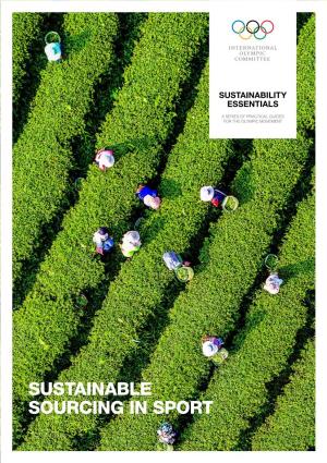 Sustainable Sourcing in Sport Sustainability Essentials