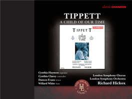 Tippett a Child of Our Time