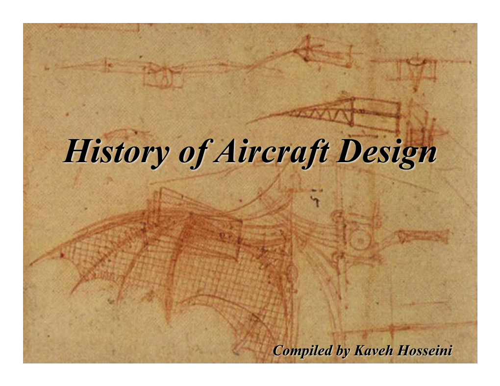 History of Aircraft Design